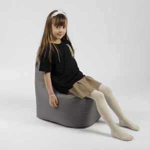 Fotoliu tip Scaun Sunlounger Junior, Material Impermeabil - Grey - Img 5