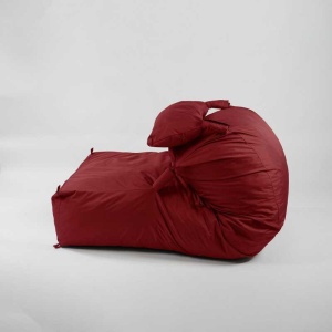 Fotoliu Yoga XL si Perna, Material Impermeabil - Red - Img 2