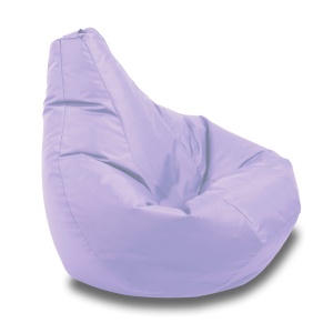 Kids' bean bag chair, Nirvana Light Pufrelax, Waterproof material, Lilac
