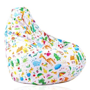 Nirvana Hobbit Pufrelax bean bag, Waterproof material - A Colorful World