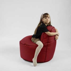 OK Junior bean bag, Waterproof material - Red - Img 6