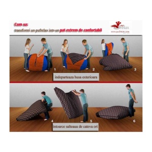 Set Fotoliu King Size cu Otoman (suport picioare), Material Textil - Lemon - Img 3