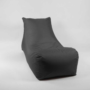 Fotoliu Looloop Pufrelax, Material Impermeabil - Gri inchis - Img 2