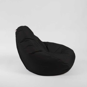Fotoliu Nirvana Hobbit Pufrelax, Material Impermeabil - Negru - Img 3