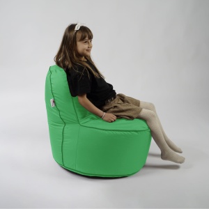 Fotoliu OK Junior Pufrelax, Material Impermeabil, Green Apple - Img 4