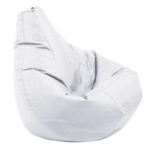 Fotoliu puf copii, Nirvana Light Pufrelax, Material Impermeabil - Alb