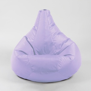 Fotoliu puf copii, Nirvana Light Pufrelax, Material Impermeabil, Lilac - Img 2