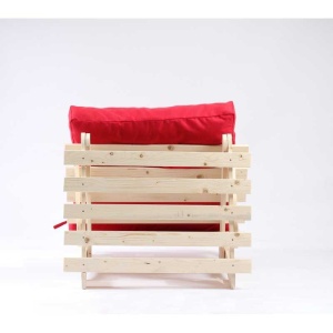 Fotoliu Pufrelax Sezlong Lemn Fubsy, Material Textil - Montana Red - Img 6