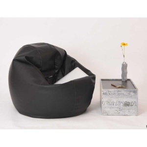 Fotoliu Relaxo XL, Material Piele Ecologica - Negru - Img 3