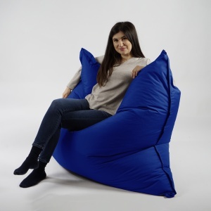 Fotoliu tip Perna Magic Pillow, Material Impermeabil - Electric Blue - Img 4
