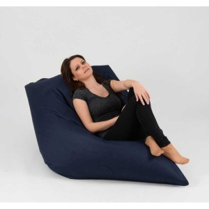Fotoliu tip Perna Magic Pillow, Material Impermeabil - Indigo - Img 2