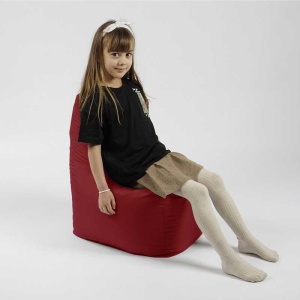 Fotoliu tip Scaun Sunlounger Junior, Material Impermeabil - Rosu - Img 5