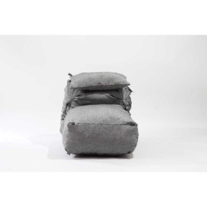 Fotoliu Yoga Minnie si Perna, Material Textil - Moon Grey - Img 2