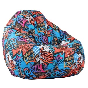 Nirvana Giant bean bag, Waterproof material - Street Art