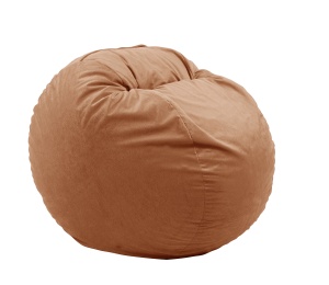 Set Fotoliu Matusalem cu Otoman (suport picioare) si Perna, Material Textil - Terracotta Orange - Img 2