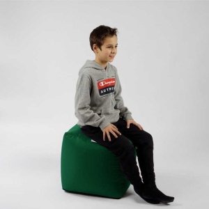 Taburet Cub, Material Impermeabil - Verde - Img 5