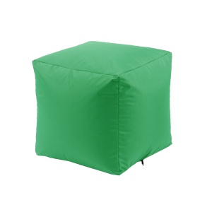 Taburet Cub Pufrelax, material impermeabil, Green Apple - Img 1