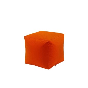 Cube Stool, Waterproof material - Neon Orange