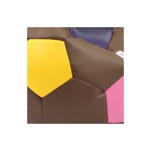 Fotoliu Minge Telstar XL, Material Piele ecologica - Chocolate Sprinkles - Img 3