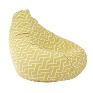 Fotoliu Nirvana Hobbit, Material Textil - Zippity Yellow - Img 1