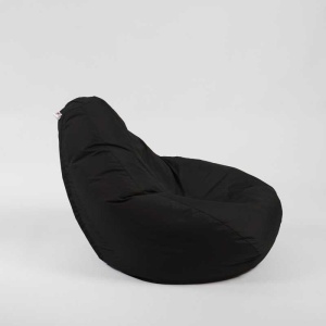 Fotoliu Nirvana Hobbit Pufrelax, Material Impermeabil - Negru - Img 3