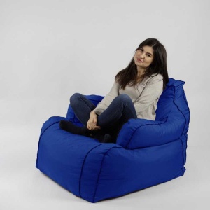 Fotoliu Player Mini Pufrelax, Material Impermeabil - Blue Royal - Img 6