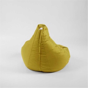 Fotoliu puf copii, Nirvana Light Pufrelax, Material Impermeabil - Yellow Quince - Img 4