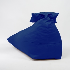Fotoliu puf, Pufrelax Kudos, perna inclusa, Material Impermeabil - Blue Royal - Img 2