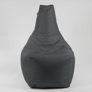 Fotoliu puf, Sunlounger EVO XL, umplutura de burete Memory Mix, material impermeabil, Gri inchis - Img 2