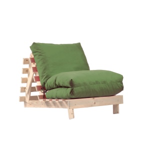Fotoliu Pufrelax Sezlong Lemn Fubsy, Material Textil - Pine Crush