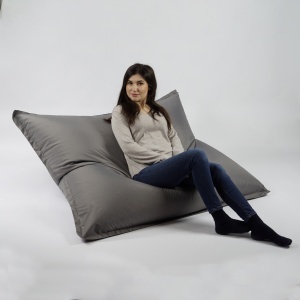 Fotoliu tip Perna Magic Pillow, Material Impermeabil - Grey - Img 4