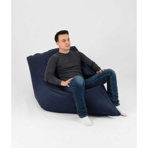 Fotoliu tip Perna Magic Pillow, Material Impermeabil - Indigo - Img 3