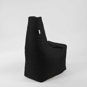 Fotoliu tip Scaun Sunlounger, Material Impermeabil - Negru - Img 3