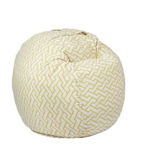 King Size bean bag, Textile material - Zappity Yellow