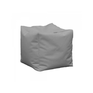 Taburet Cub, Material Piele ecologica - Grey - Img 2