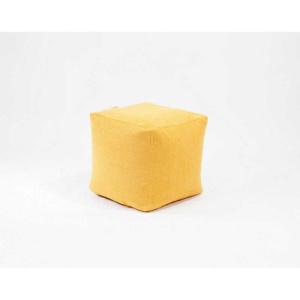 Taburet Cub XL, Material Textil - Terracotta Orange - Img 3