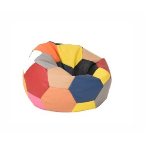 Telstar Ball Baby bean bag, Faux leather - Mosaic