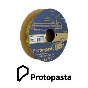 Filament Protopasta Brass-filled Metal Composite HTPLA