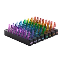 HOZO NeoSander 64pcs Multicolored Sanding Head Collection