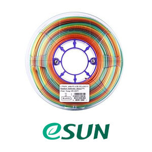 Filament eSUN eSilk Rainbow PLA - Img 1