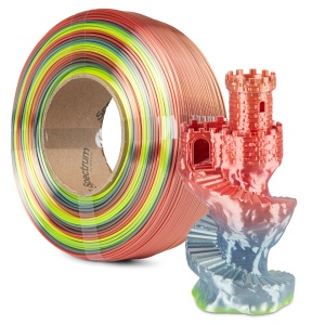 Filament 3D Spectrum PLA Silk Rainbow ReFill