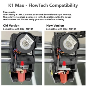 Cap termic Micro Swiss FlowTech pentru Creality K1 Max