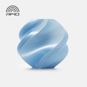 Filament Bambu Lab PLA Silk plus Baby Blue