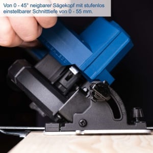 Aku ručni cirkular kružna testera Brushless IXES BC-HCS165-X – Solo Scheppach PROLEĆNA AKCIJA POKLON BATERIJA 2 Ah+ PUNJAČ - Img 5