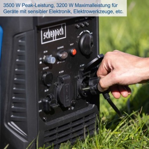 inverterski tihi agregat za struju SG3400i 3kW Scheppach - Img 3