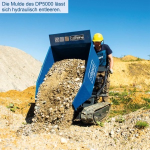Motorna kolica dumper DP5000 5908801903 Scheppach - Img 3
