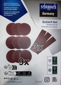 set brusnih papira za BTS800 i BTS900 Scheppach