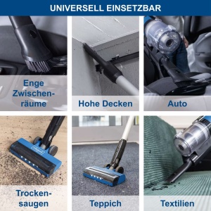 aku štapni usisivač BC-VC250-X set S1x2ah Scheppach - Img 4