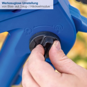 Scheppach aku duvač usisivač lišća 4u1 Brushless IXES BC-BLV720-X+ 2x seta punjač 2.4A i 2 baterije 2.0Ah - Img 5