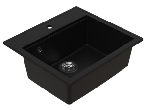 Ulgranit ULG560 granitna sudopera crna mat - Img 2